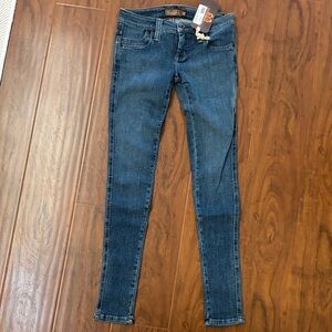 Frankie B. Dark Blue Skinny Jeans